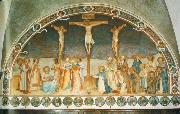 Fra Angelico Crucifixion and Saints oil on canvas